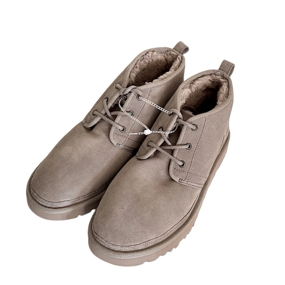 UGG Men’s Neumel Chukka Ankle Boot Suede - Putty Sz 12, NEW NWOT